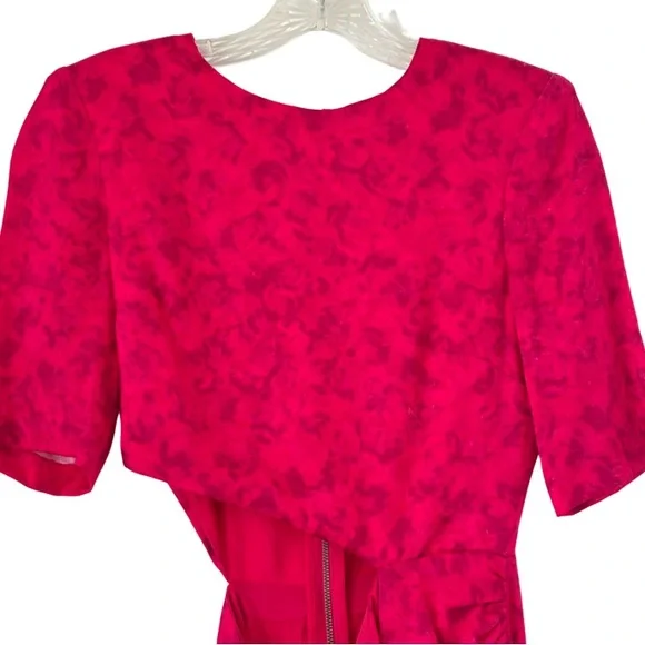 ALICE + OLIVIA Stella Cutout Midi Dress in Pink Size 2 - Picture 9 of 15